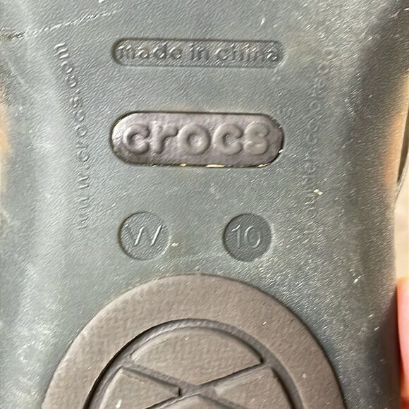 Crocs Huarache Women’s Sz 10 Bronze Brown Jelly Strappy Slip On Flip Flop Sandal - Picture 6 of 10